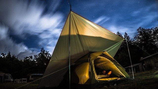 Be careful of snoring if you’re going camping